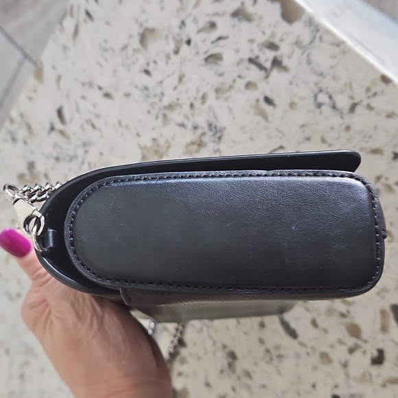 Christian Louboutin Black Crossbody/Shoulder Bag with Silver Chain Strap - Picture 6 of 16